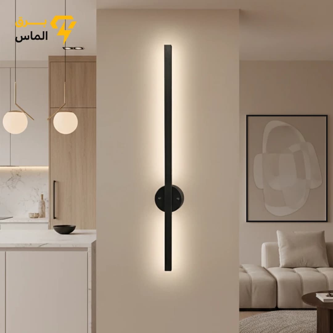 دیوارکوب مدل خطی ۷۰سانت آلومینیوم دایکاست / نچرال / مشکی الکترواستاتیک وارداتی / ضمانت 2 ساله معتبر