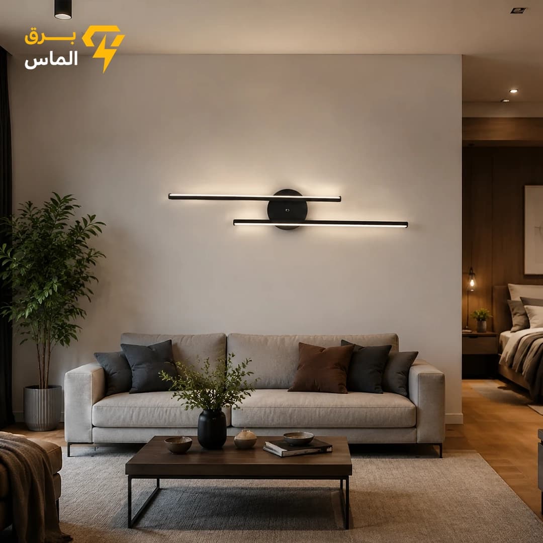 چراغ دیواری وستا مدل SMD نور نچرال/آلومینیوم دایکاست/LED بسیار باکیفیت/مشکی الکترواستاتیک وارداتی / ضمانت 2 ساله معتبر — تصویر ۲