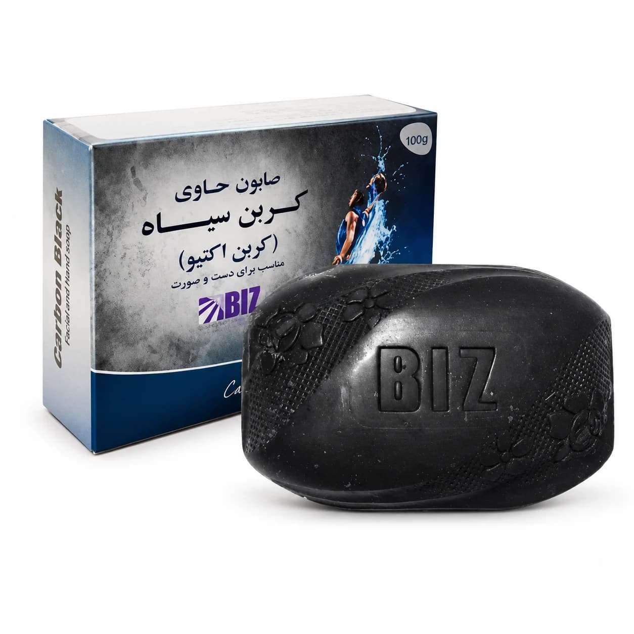 صابون کربن سیاه (کربن فعال) پک 3 عددی