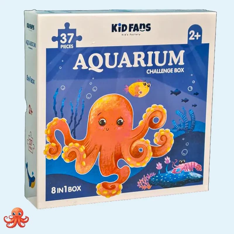 پازل کودک 45 تکه مدل آکواریوم KID FANS AQUARIUM کد KS2431