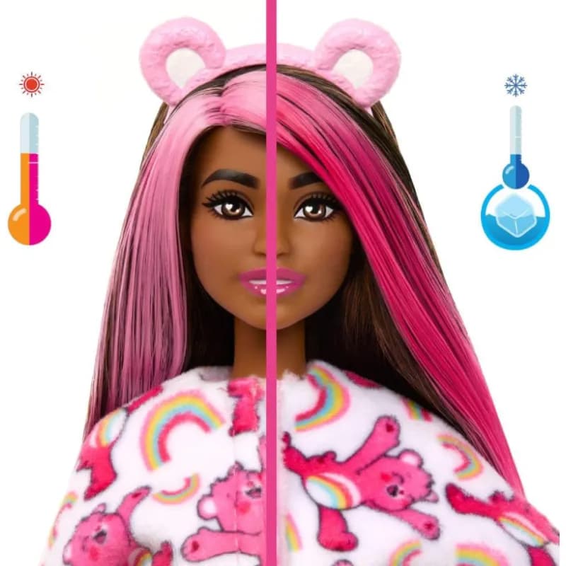 عروسک باربی سورپرایزی مدل Barbie Cutie Reveal با تم Care Bears — تصویر ۴