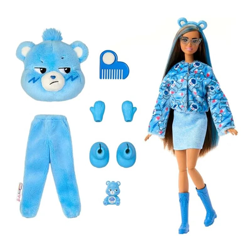 عروسک باربی سورپرایزی مدل barbie cutie reveal با تم care bears
