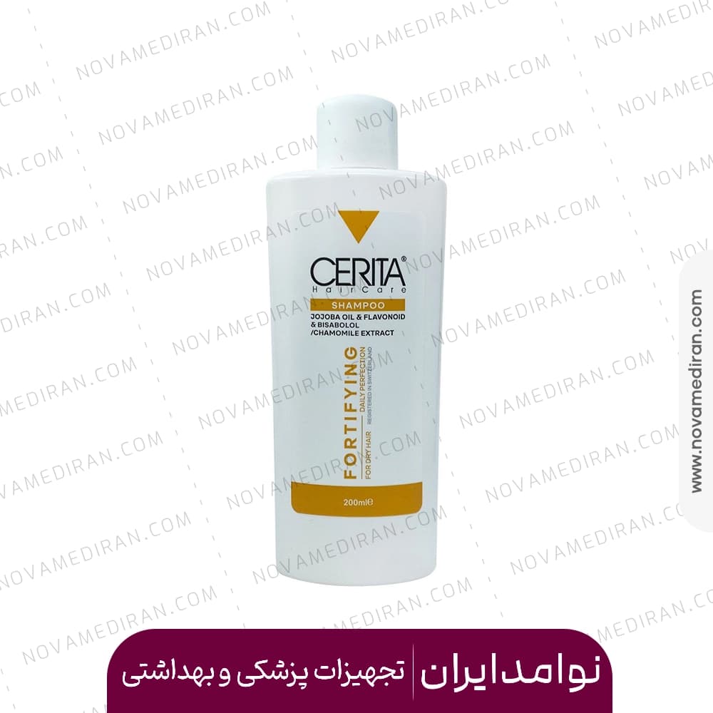 شامپو سریتا ضد ریزش مناسب موهای خشک حاوی عصاره بابونه