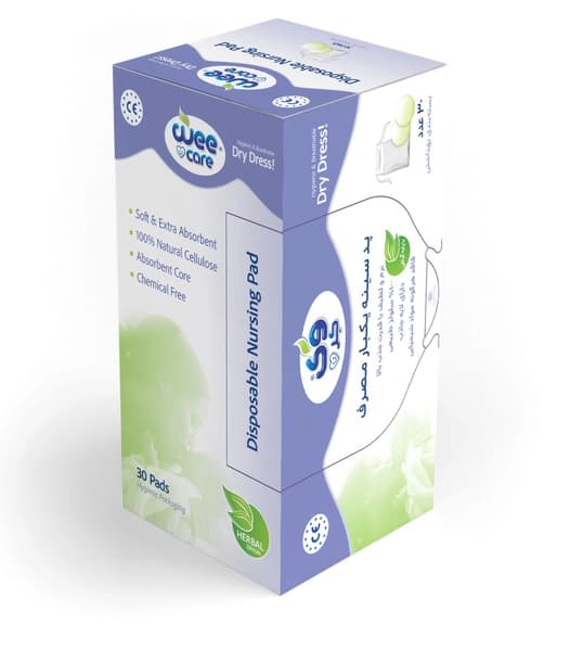 پد سینه یکبار مصرف وی کر Wee Care جعبه 30 عددی کد M909 — تصویر ۲