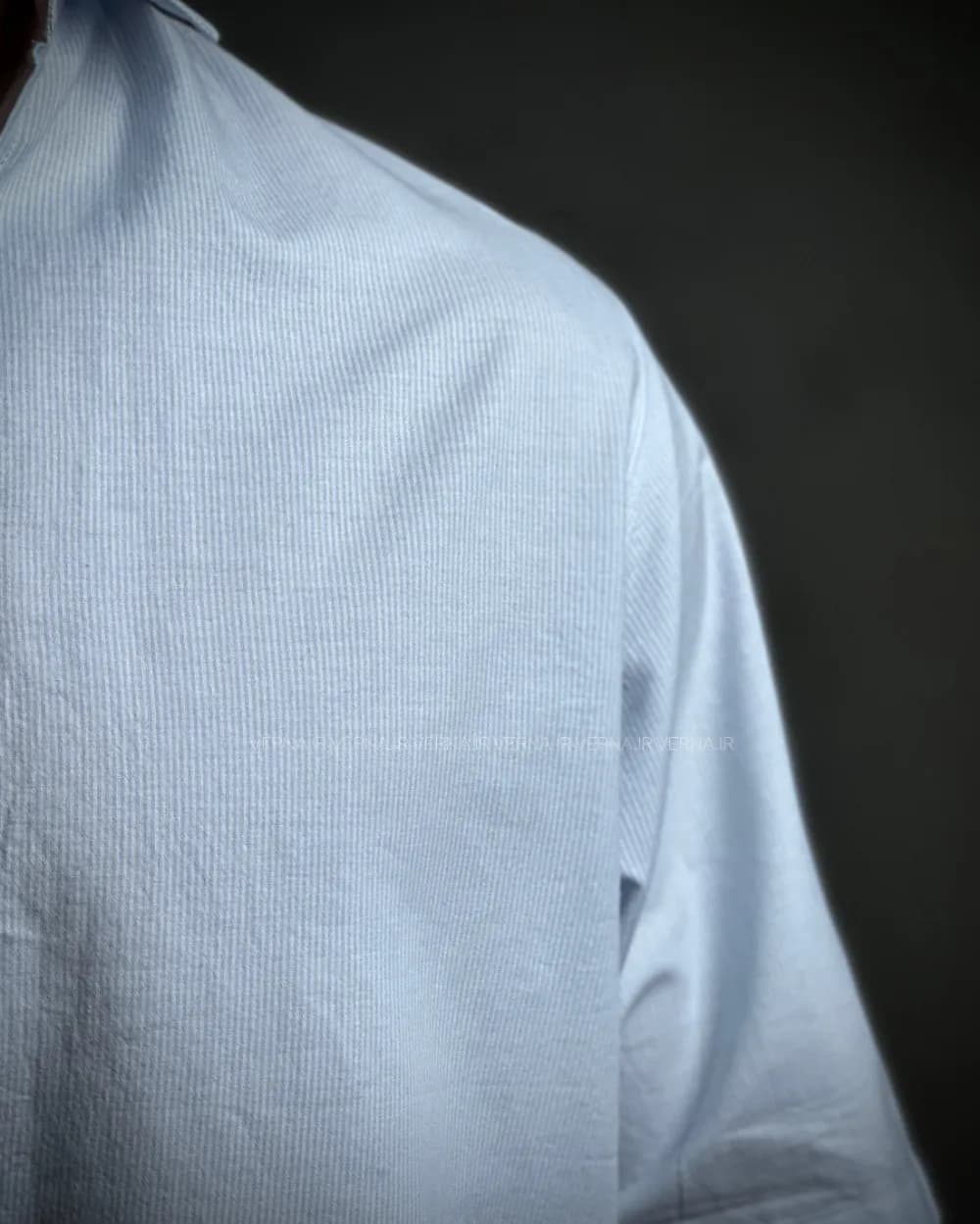 پيراهن مردانه راه راه ريز RR1333 — تصویر ۴
