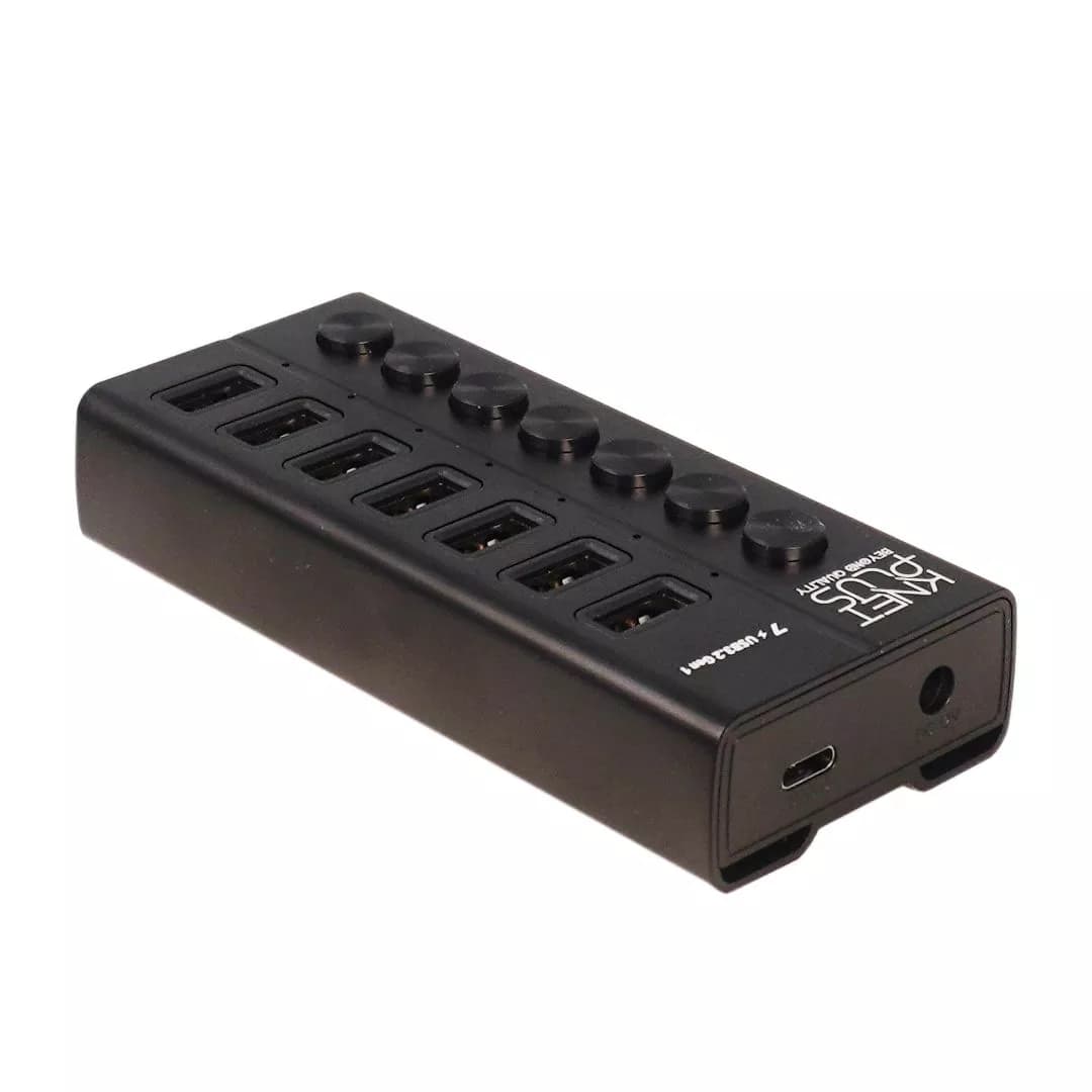 هاب 7 پورت USB 3.2 کی نت پلاس KP-HA17 — تصویر ۲