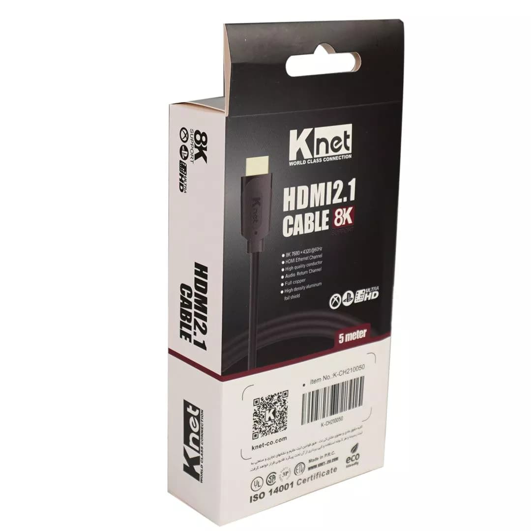 کابل 2.1 HDMI کی نت 5 متری K-C242 — تصویر ۳
