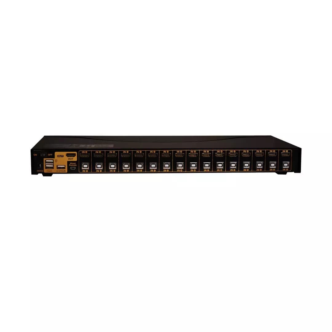 کی وی ام سوئیچ 16 پورت HDMI کی نت پلاس KP-H6216 — تصویر ۳