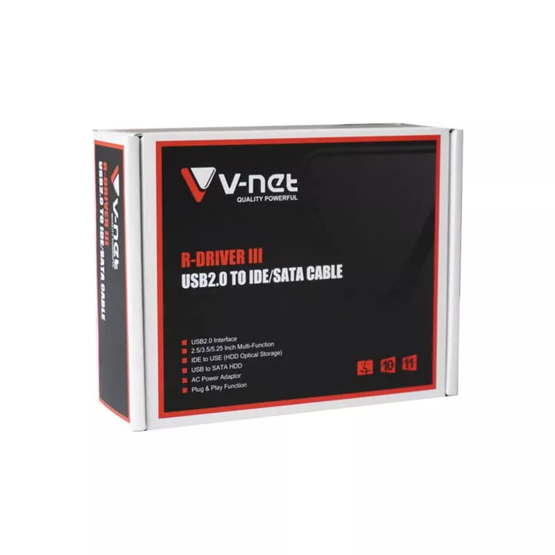 تبدیل USB 2.0 به SATA و IDE وی نت V-CO520 — تصویر ۳