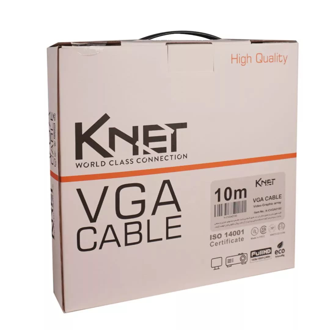 کابل VGA کی نت 10 متری K-C183 — تصویر ۵