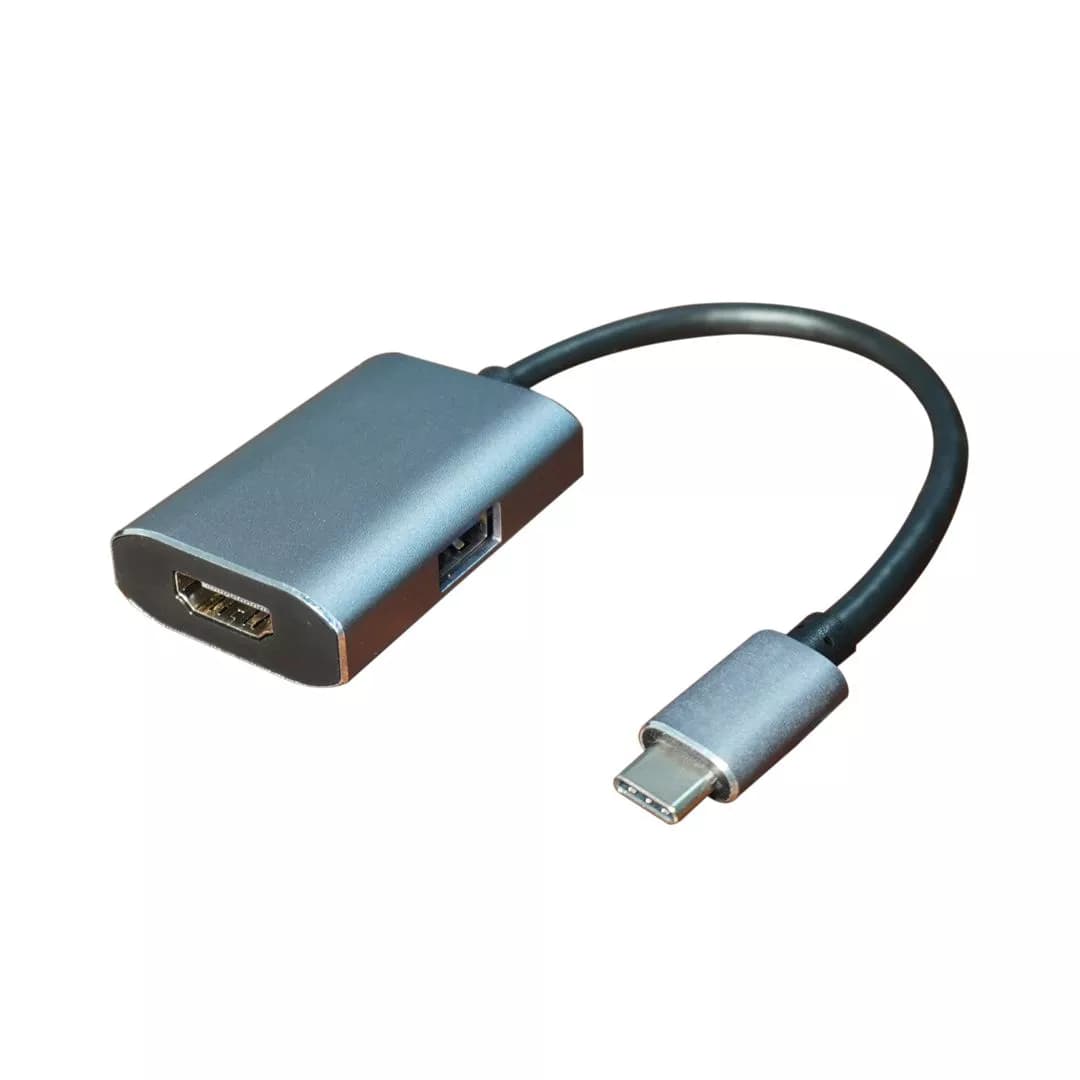 تبدیل Type C به HDMI و USB 3.0 کی نت پلاس KP-DO12 — تصویر ۲
