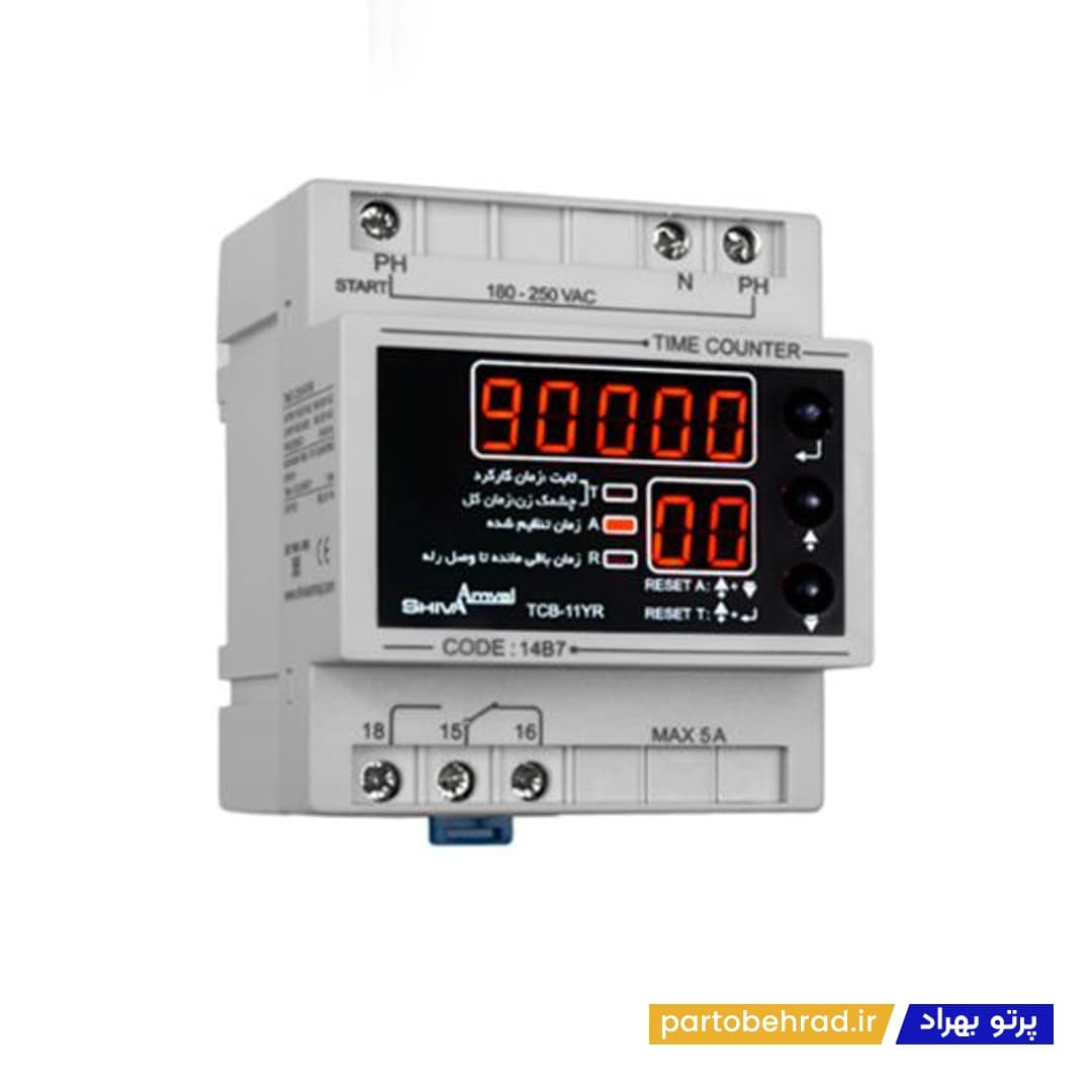 ساعت کار با رله خروجی قابل تنظیم شیوا امواج مدل TCB-5Y — تصویر ۲