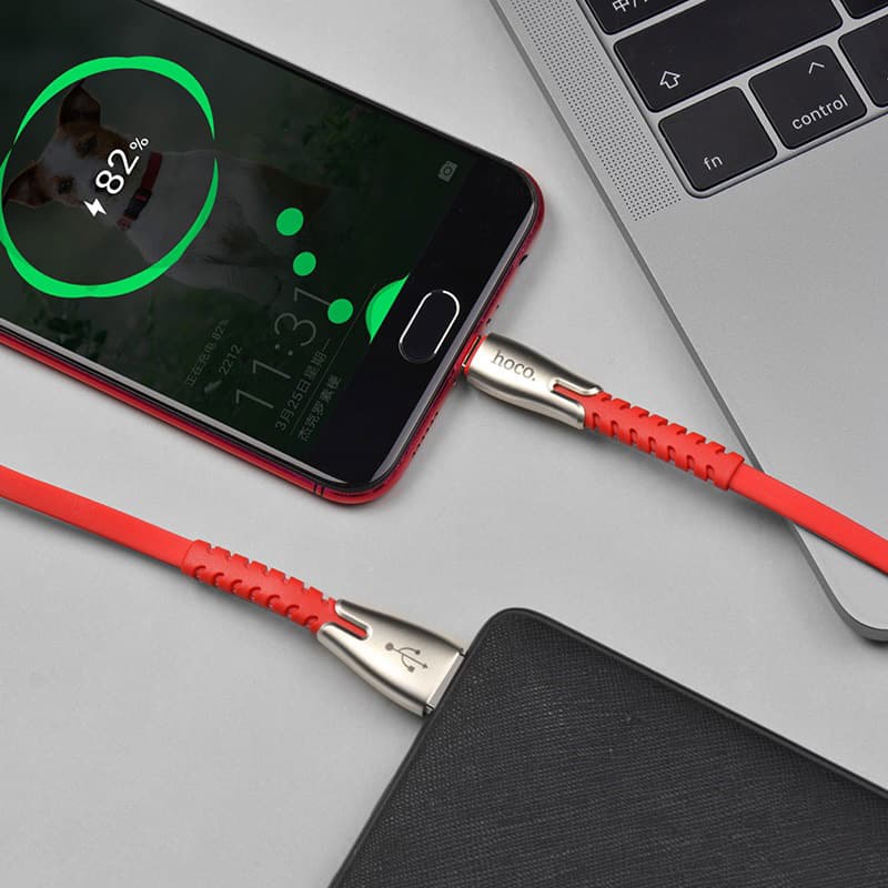 کابل تبدیل USB به Micro USB هوکو Hoco U58 Core — تصویر ۵