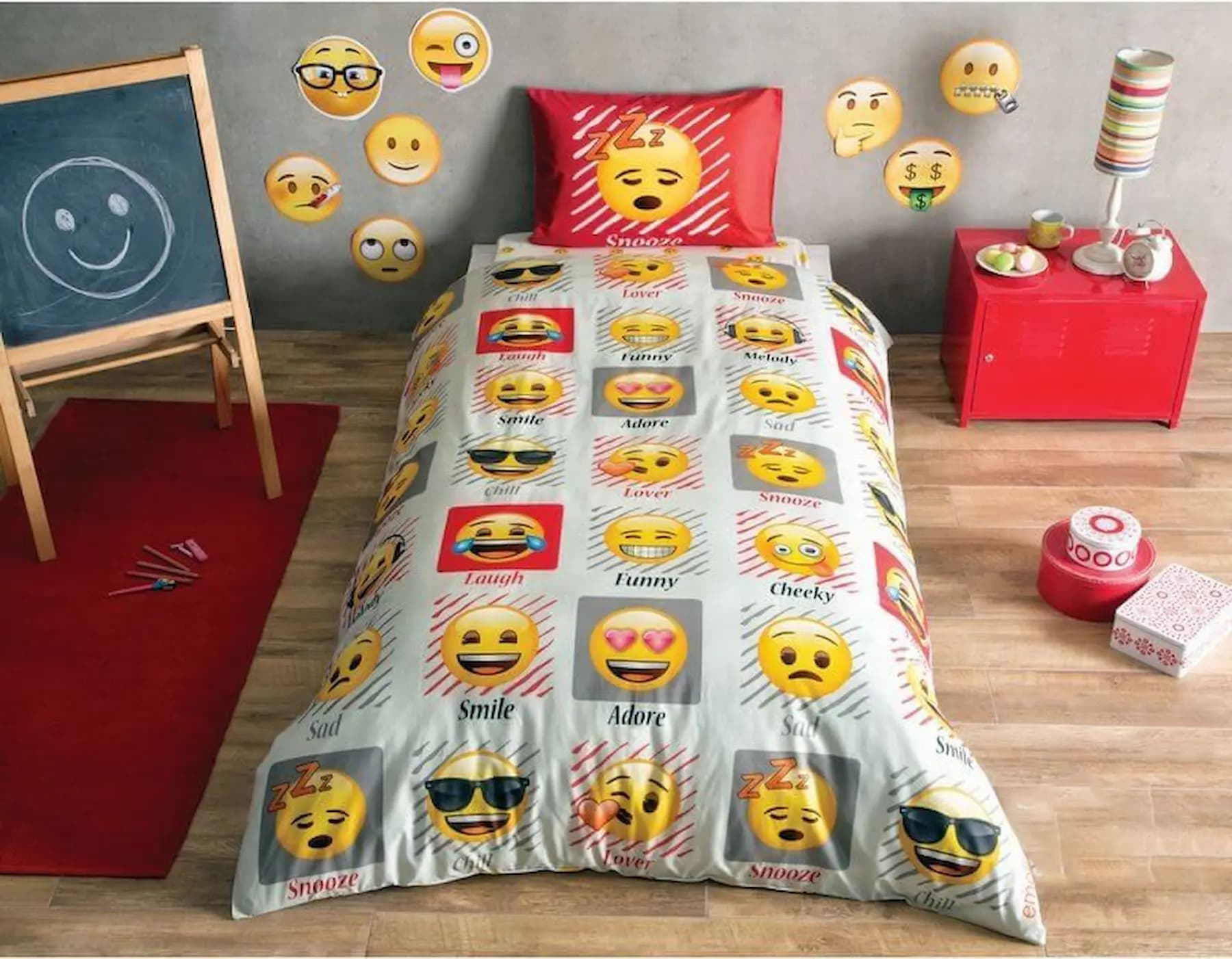 سرویس ملحفه دیزنی یکنفره Emoji برند Tac — تصویر ۲