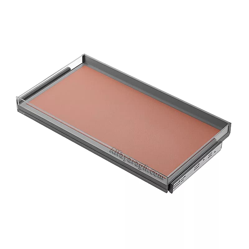 طبقه کشویی چرم با بدنه LED یونی هوپر مدل WS4159