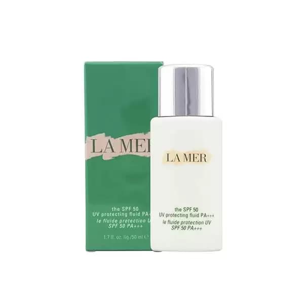 ضد آفتاب جوانساز لامر؛ محافظتی لوکس از صورت حجم 50 میل +++La Mer SPF 50 UV Protecting Fluid PA — تصویر ۴