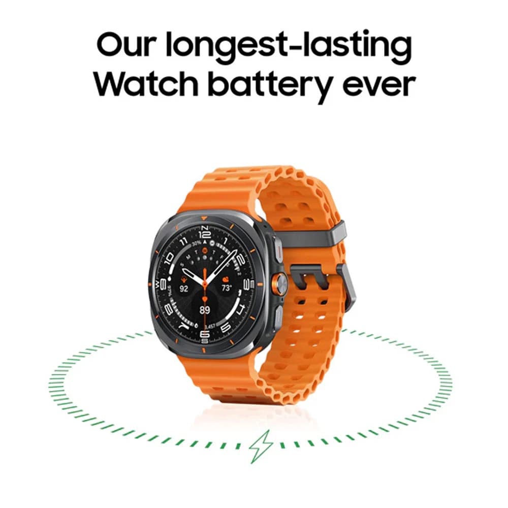 ساعت هوشمند ۴۷ میلیمتری سامسونگ مدل Galaxy Watch Ultra 2025 با بند مارین — تصویر ۴