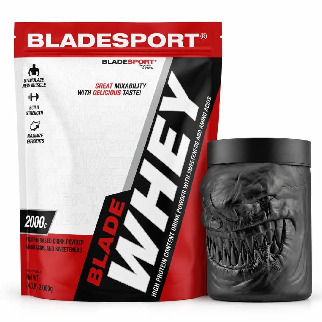 پک حجم و قدرت | پروتئین وی بلید ۲ کیلویی + کراتین کوسه زوماد لبز — تصویر ۲