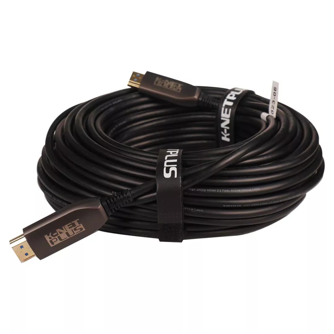 کابل 2.1 HDMI فیبر نوری کی نت پلاس 30 متری KP-A161 — تصویر ۴