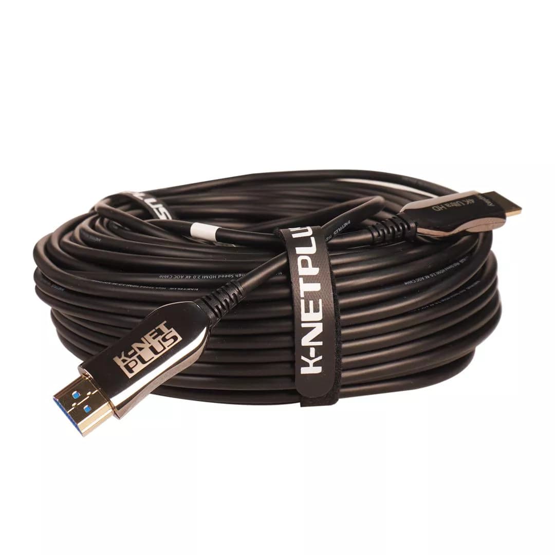 کابل 2.0 HDMI فیبر نوری کی نت پلاس 30 متری KP-A145 — تصویر ۵