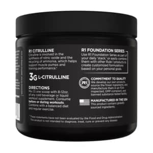 ال سیترولین رول وان Rule 1 Citrulline خالص ۶۰ سروینگ — تصویر ۴