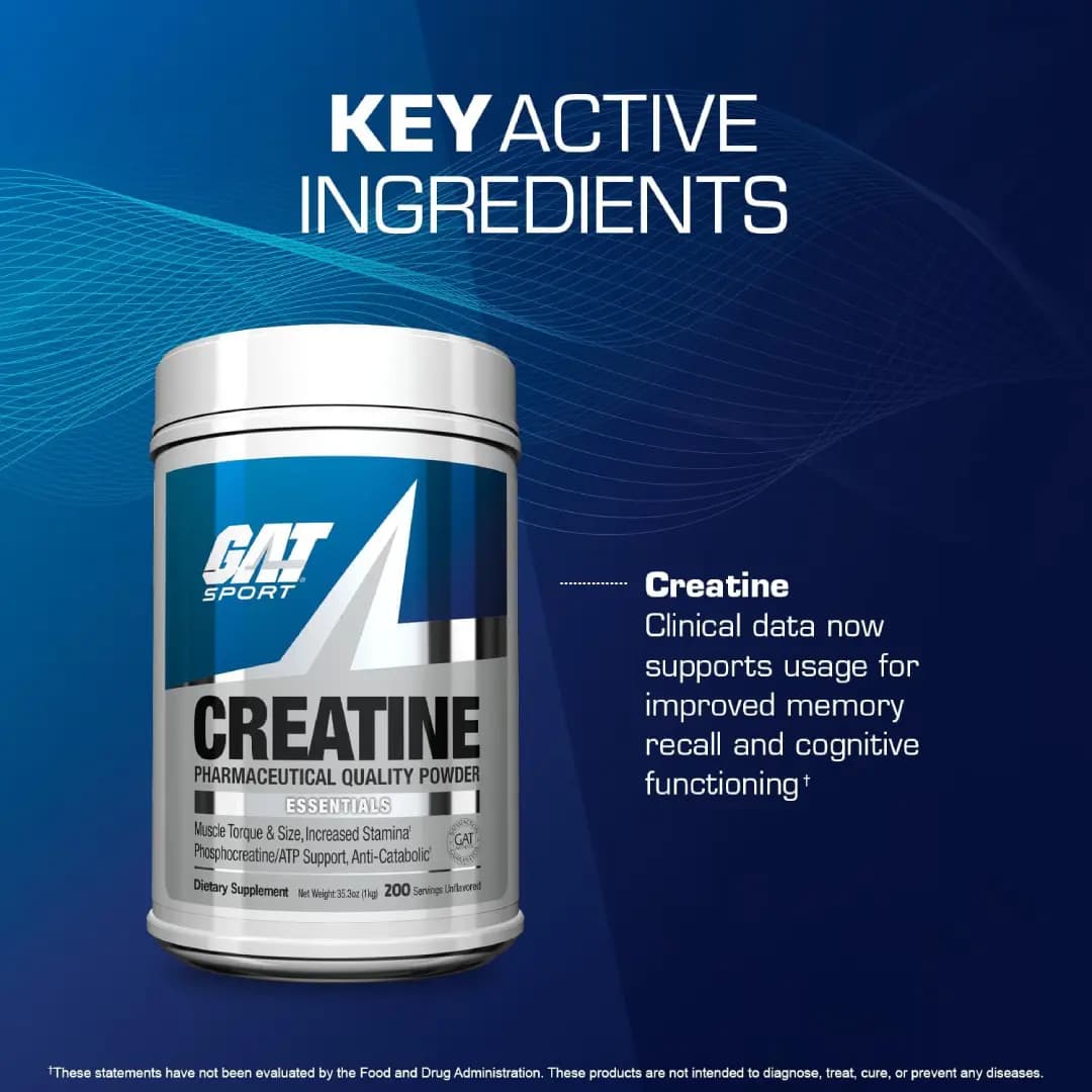 مکمل کراتین منوهیدرات گت اسپرت GAT SPORT CREATINE MONOHYDRATE — تصویر ۶