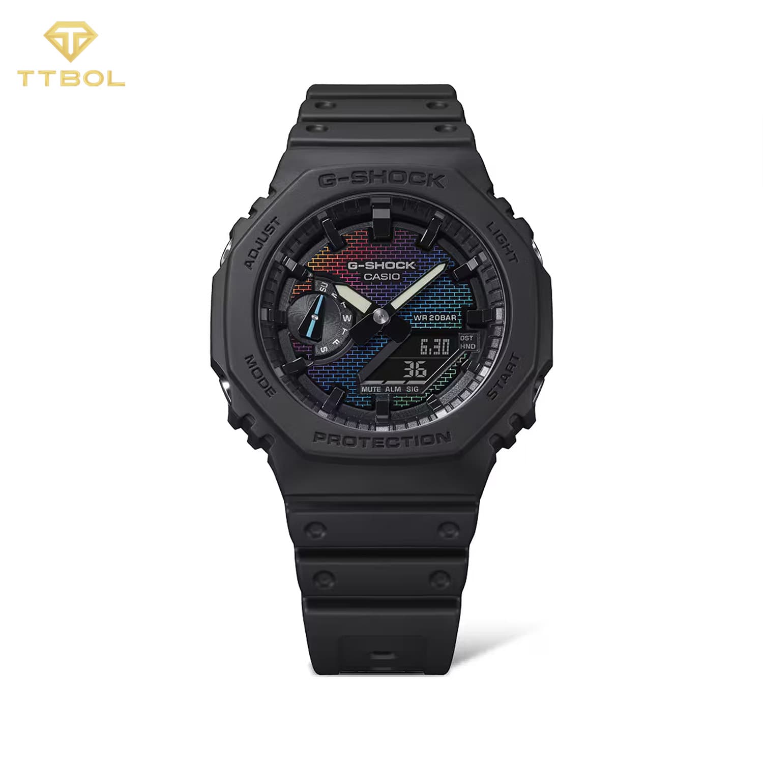 ساعت مچی مردانه G-SHOCK مدل CASIO-GA-2100RW-1A — تصویر ۸