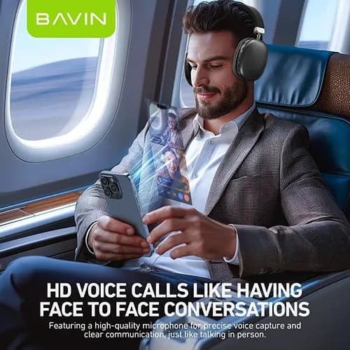 هدفون بلوتوث باوین Bavin BH-55 — تصویر ۳