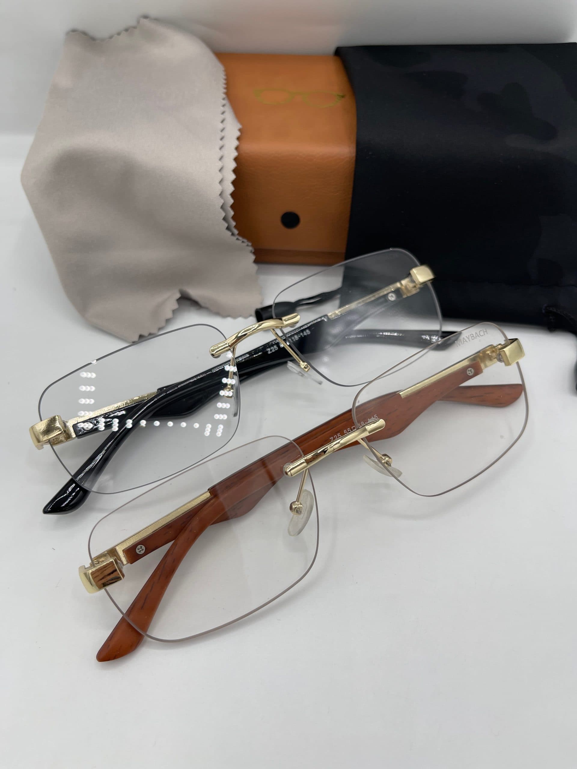 عینک آفتابی میباخ (Maybach) مدل Rimless Luxury کد Z25