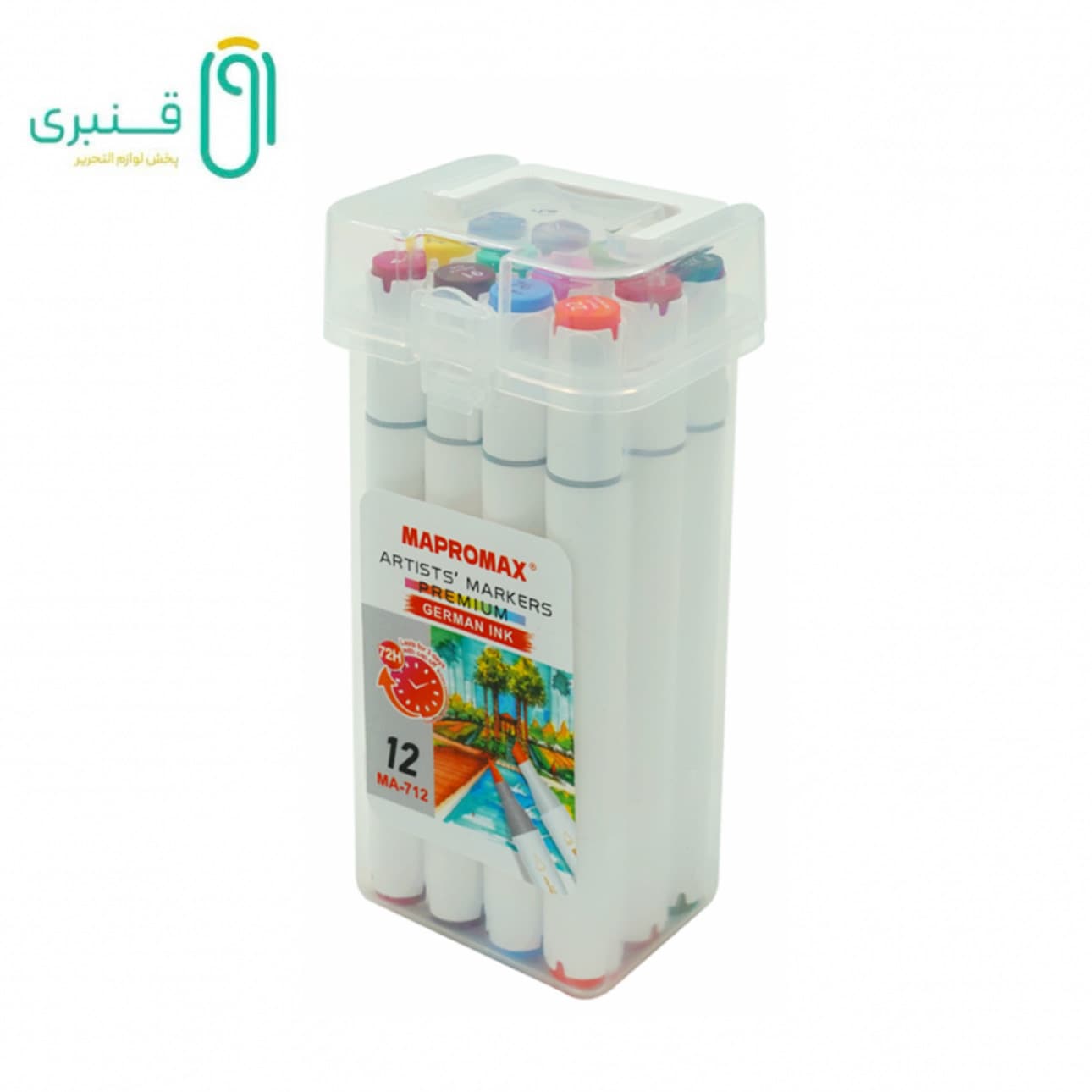 ماژیک 12 رنگ تاچ مپرومکس MAPROMAX MA-712