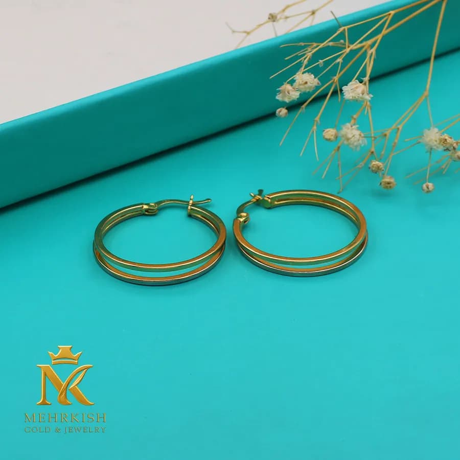 گوشواره حلقه ای کد K-252 — تصویر ۳