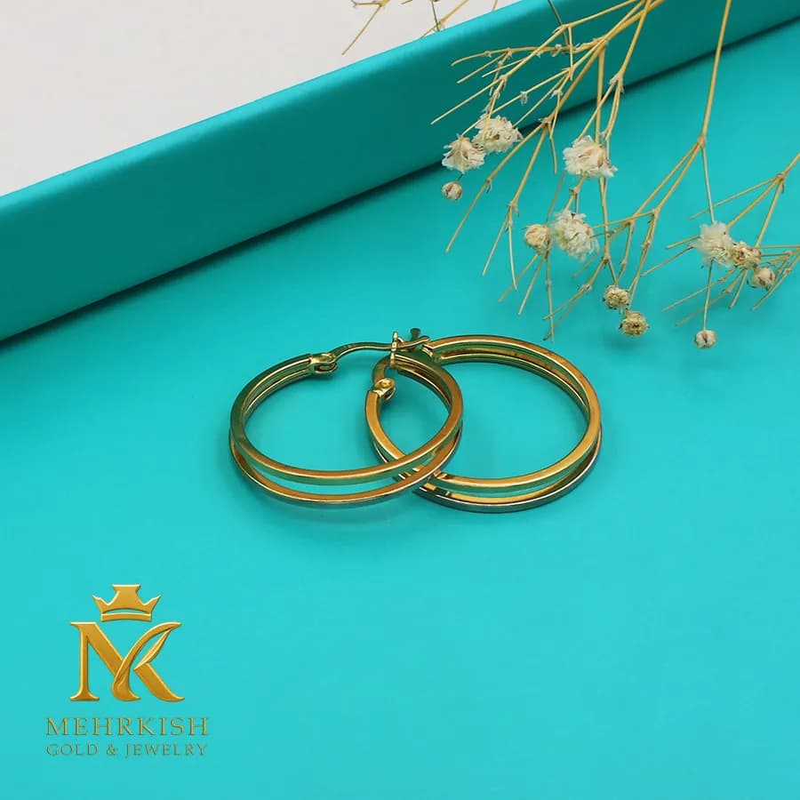 گوشواره حلقه ای کد K-252 — تصویر ۲