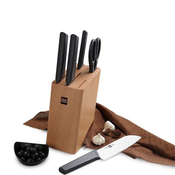 چاقوی آشپزخانه شیائومی مدل HuoHou Knife Set HU0057 ست 6 تکه — تصویر ۴