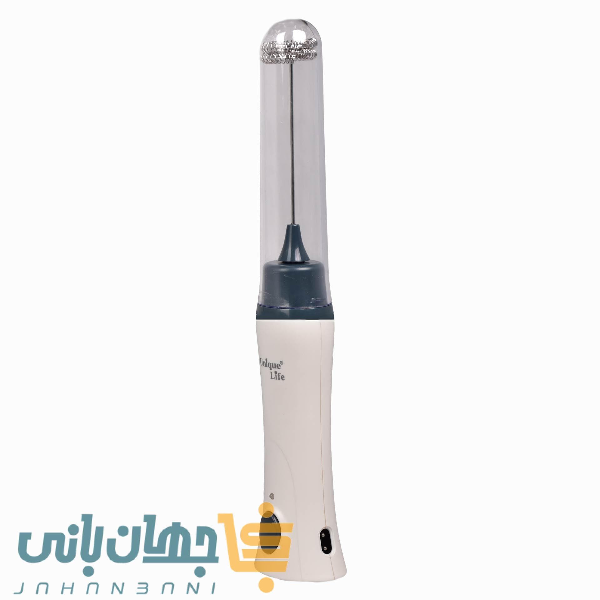 همزن شارژی سفید تک سری یونیک لایف — تصویر ۲