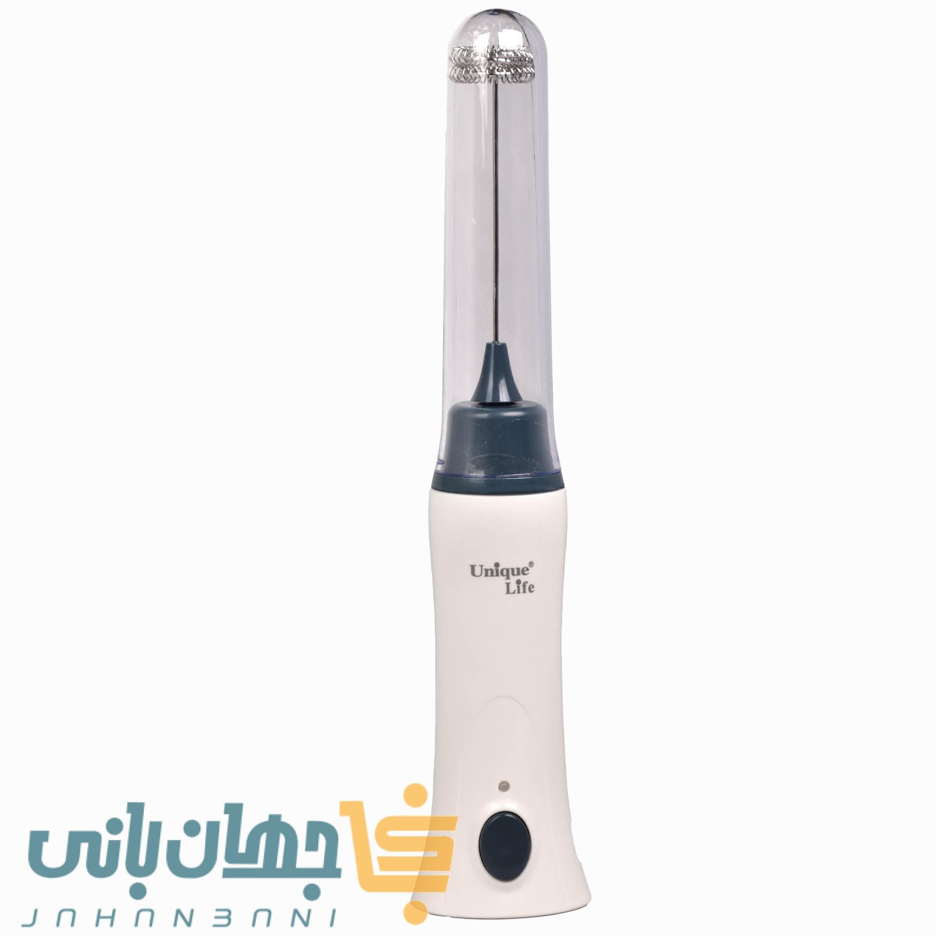 همزن شارژی سفید تک سری یونیک لایف — تصویر ۳