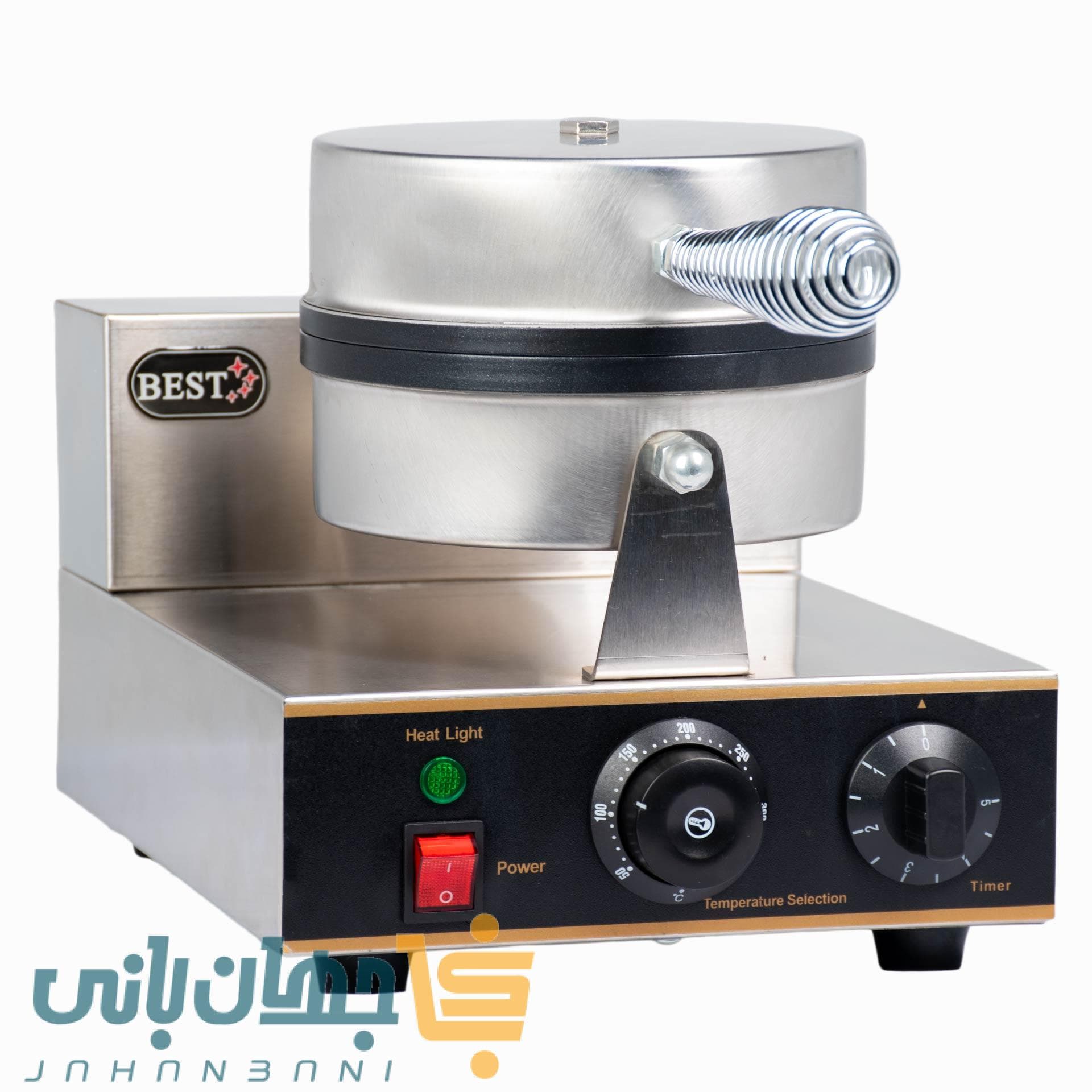 وافل ساز صنعتی گرد تک صفحه ای بست مدل PFY-1