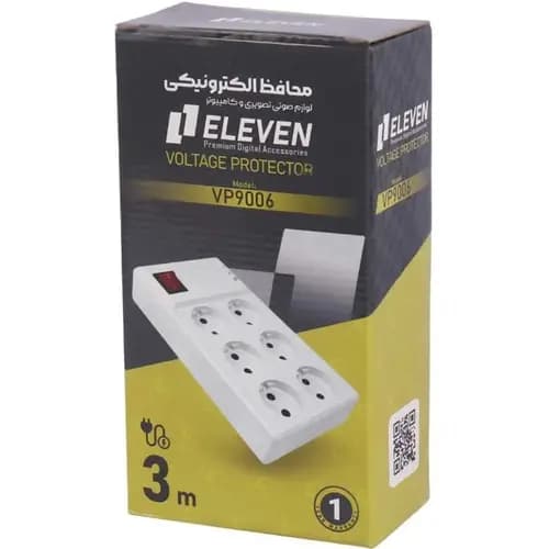 محافظ برق 6 خانه الون Eleven VP9006 — تصویر ۳