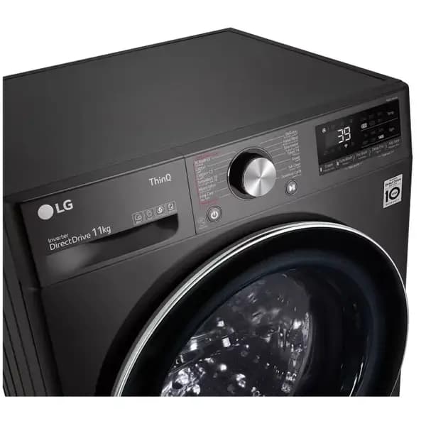 لباسشویی ال جی 11 کیلویی R9 رنگ دودی مدل WR9011PBG — تصویر ۴