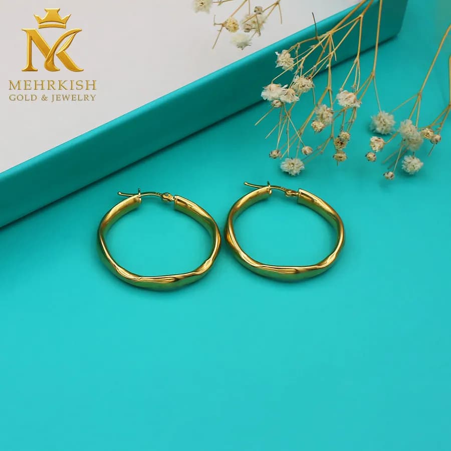 گوشواره حلقه ای کد k-154 — تصویر ۳