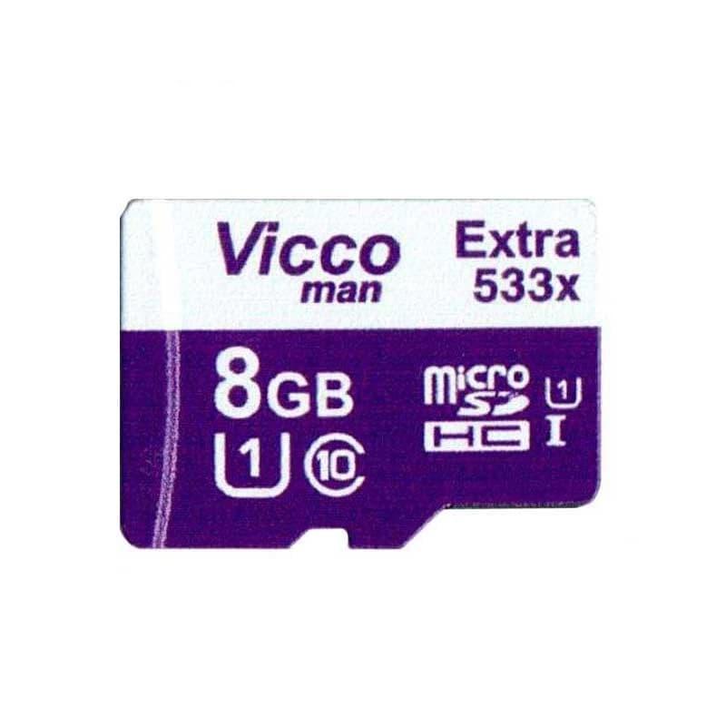کارت حافظه microSDHC ویکومن مدل Extre 533X کلاس 10 استاندارد UHS-I U1 سرعت 80MBps ظرفیت 8 گیگابایت — تصویر ۲