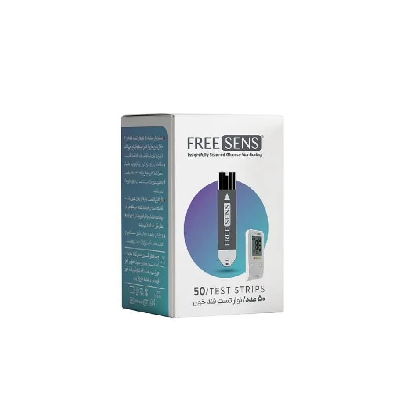 نوار تست قندخون فریسنس مدل FreeSens FS-TS50 | FS-TS50