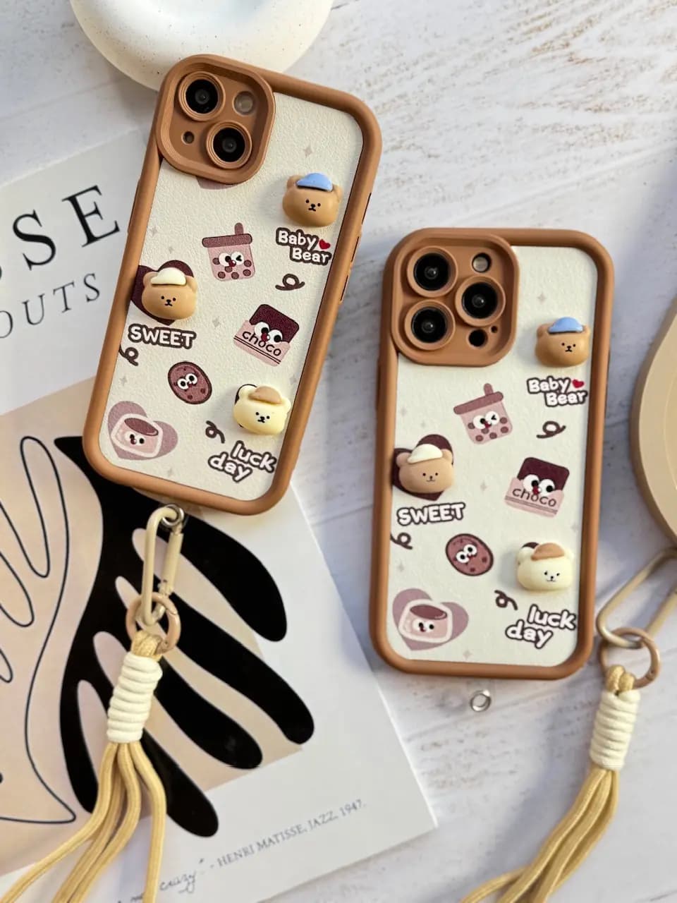 قاب Choco Bear با آویز — تصویر ۴