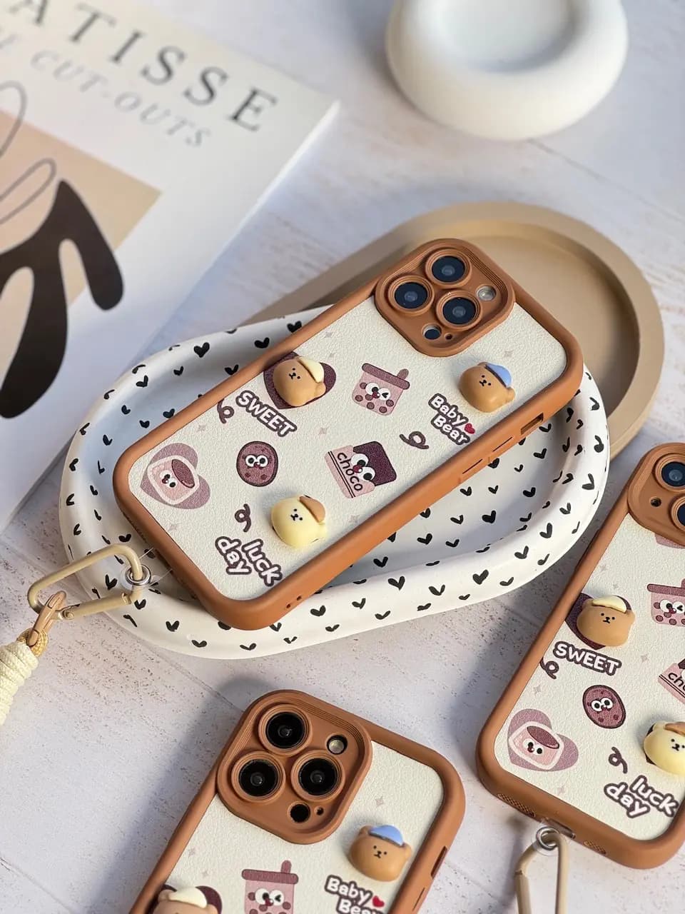 قاب Choco Bear با آویز — تصویر ۲