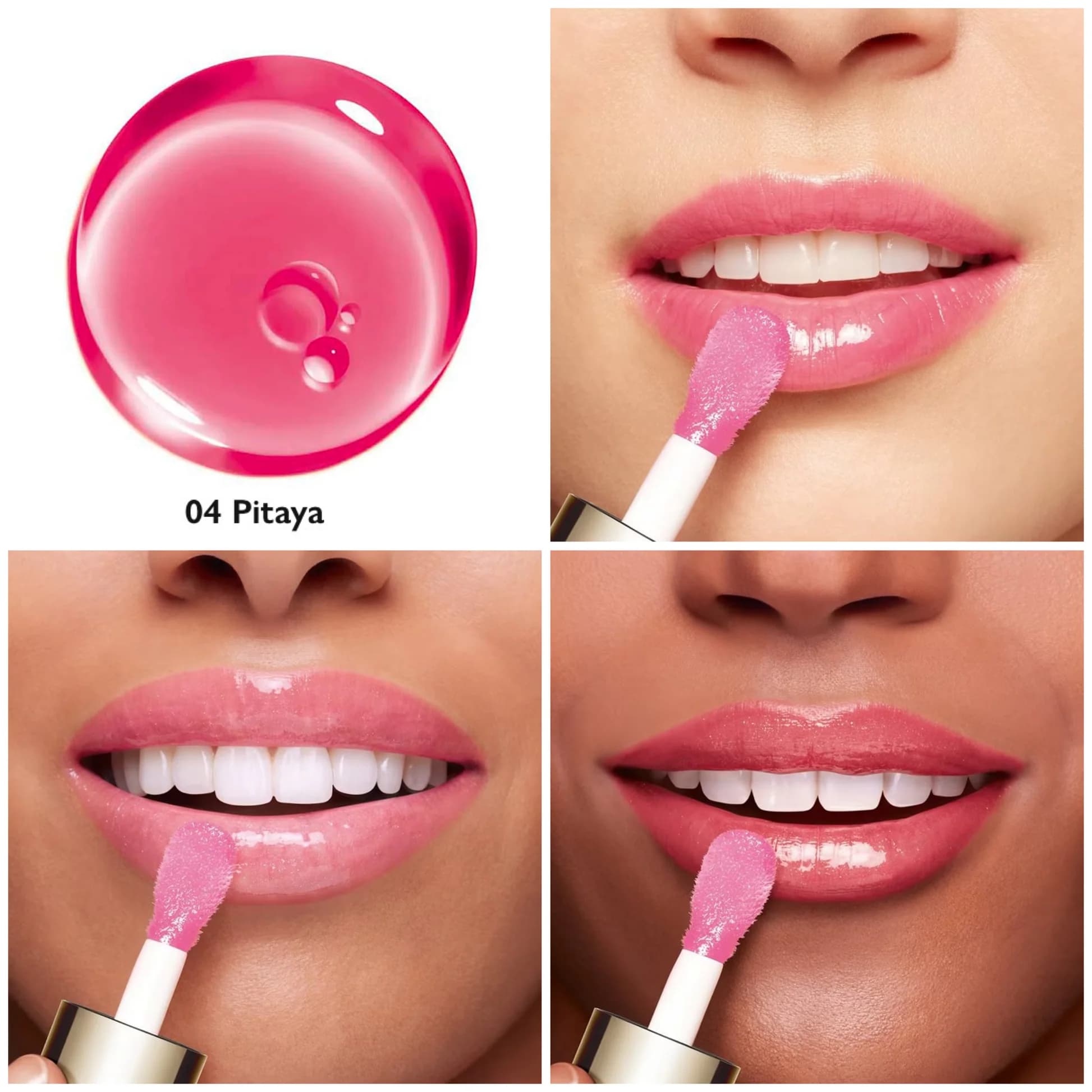 روغن لب کلارنس Clarins Lip Comfort Oil – Pitaya (Mini) — تصویر ۴