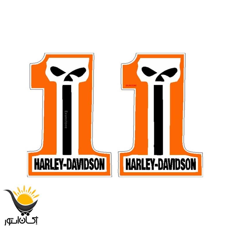 برچسب کلاه کاسکت طرح 1 HARLEY-DAVIDSON
