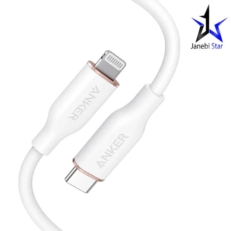 کابل تبدیل USB-C به لایتنینگ انکر مدل Powerline III Flow A8662 — تصویر ۲