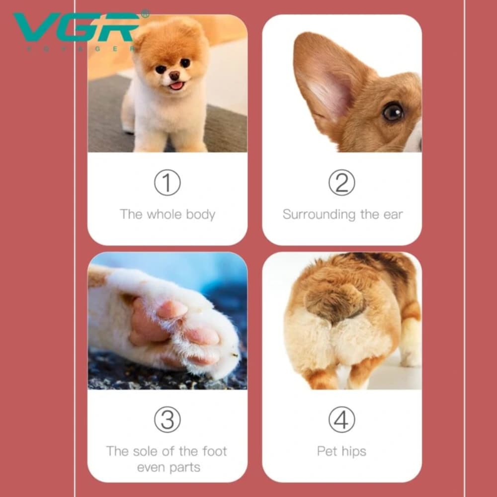 ماشین اصلاح موی حیوانات VGR مدل V-202 — تصویر ۸