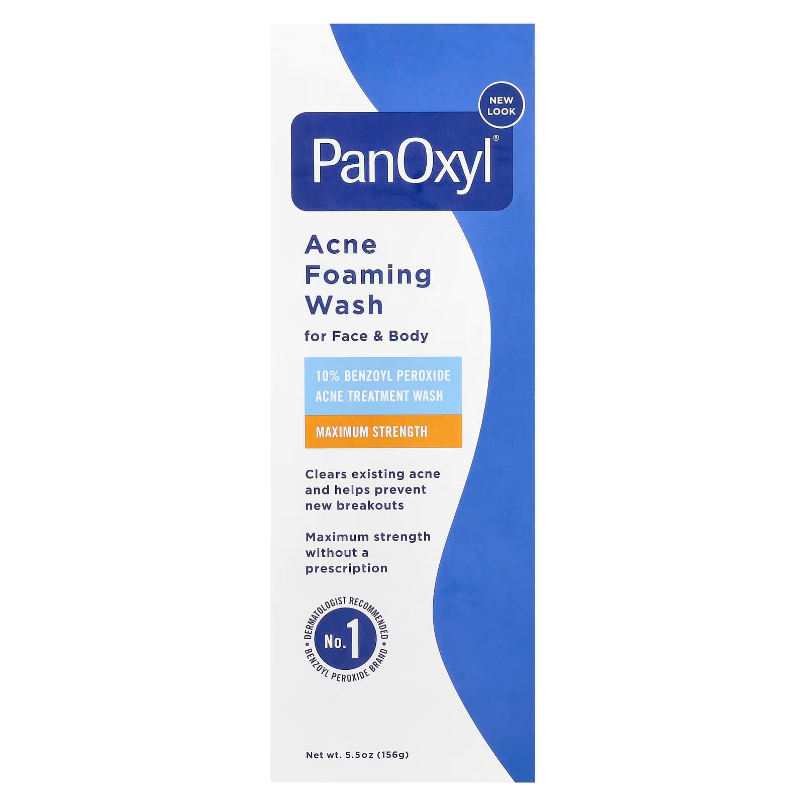 پاککننده کرمی ضد جوش پانوکسیل 4٪ بنزوئیل پراکسید مناسب صورت و بدن | PanOxyl Acne Creamy Wash — تصویر ۳
