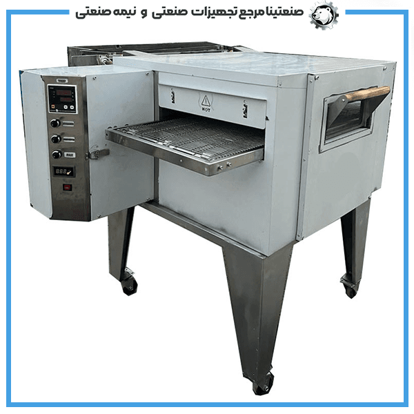 فر پیتزا ریلی آریا دهنه 70 موتور بغل