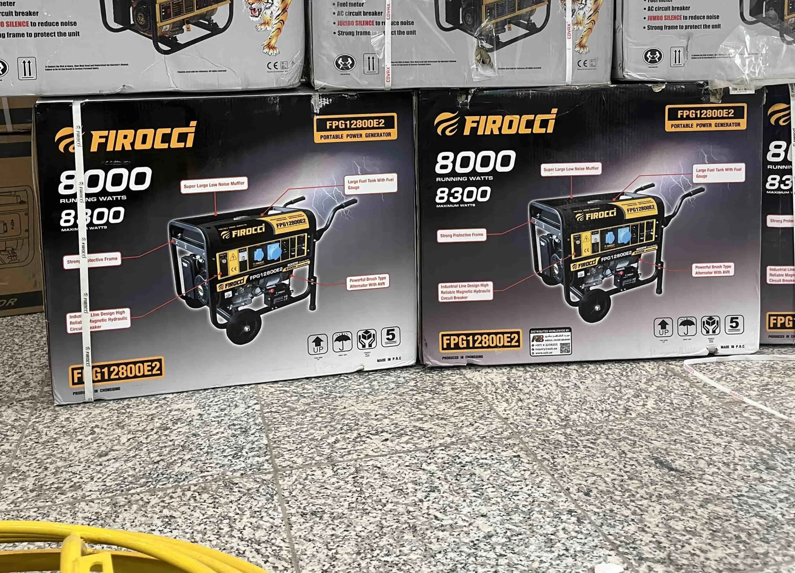 موتور برق 8/3 کیلووات بنزینی – استارتی فیروچی FIROCCI 12800E2 — تصویر ۵